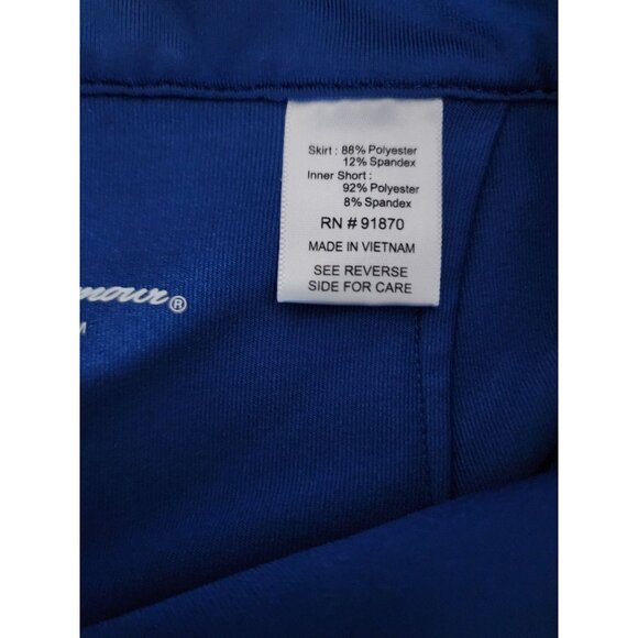 Tommy Armour Women's Dri Logic Tennis Golf Tennis Skort Monaco Blue/White Size 8 - Picture 5 of 9